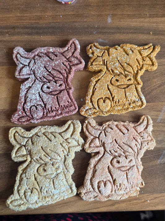 Highland cow biscuits